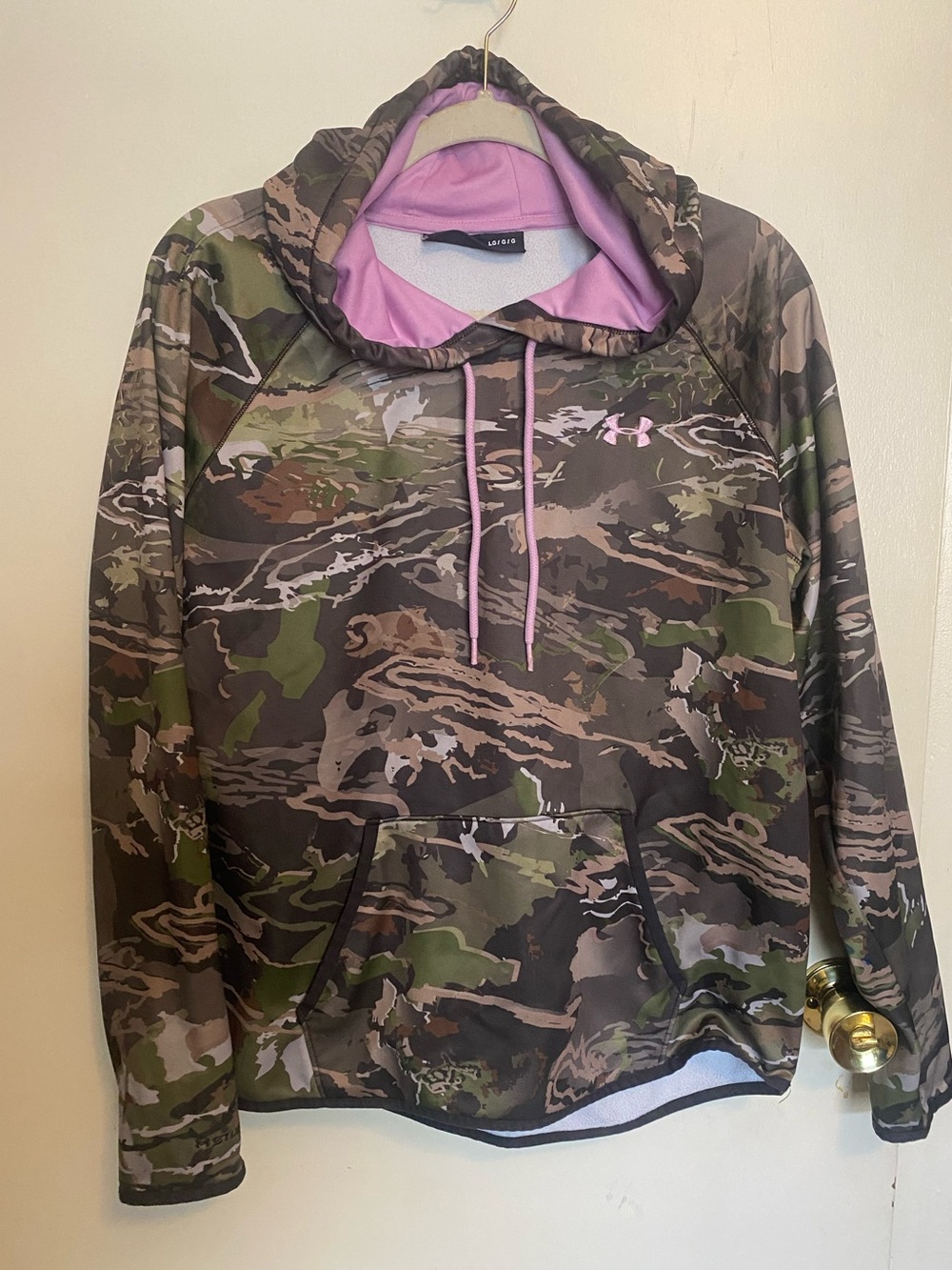 Under Armour Women's Heat Gear Camo Pullover Hoodie - Lined